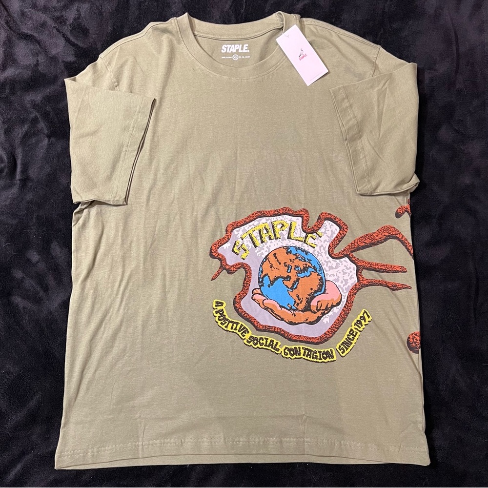 Staple pigeon Tshirt Olive Green XL